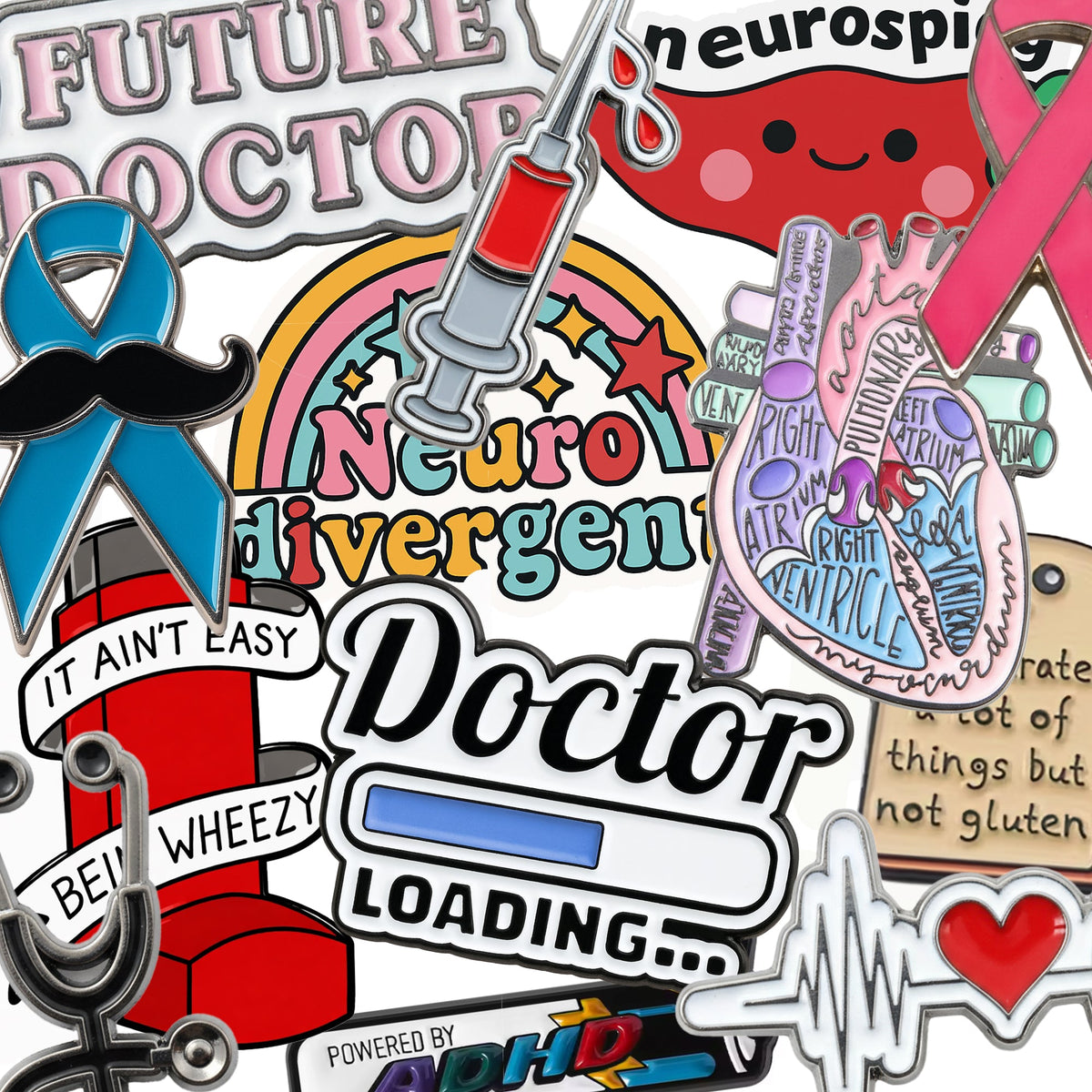 Phone Pin Sticker Metal Phone Stickers & Metal Stickers for Phones | StickyPins