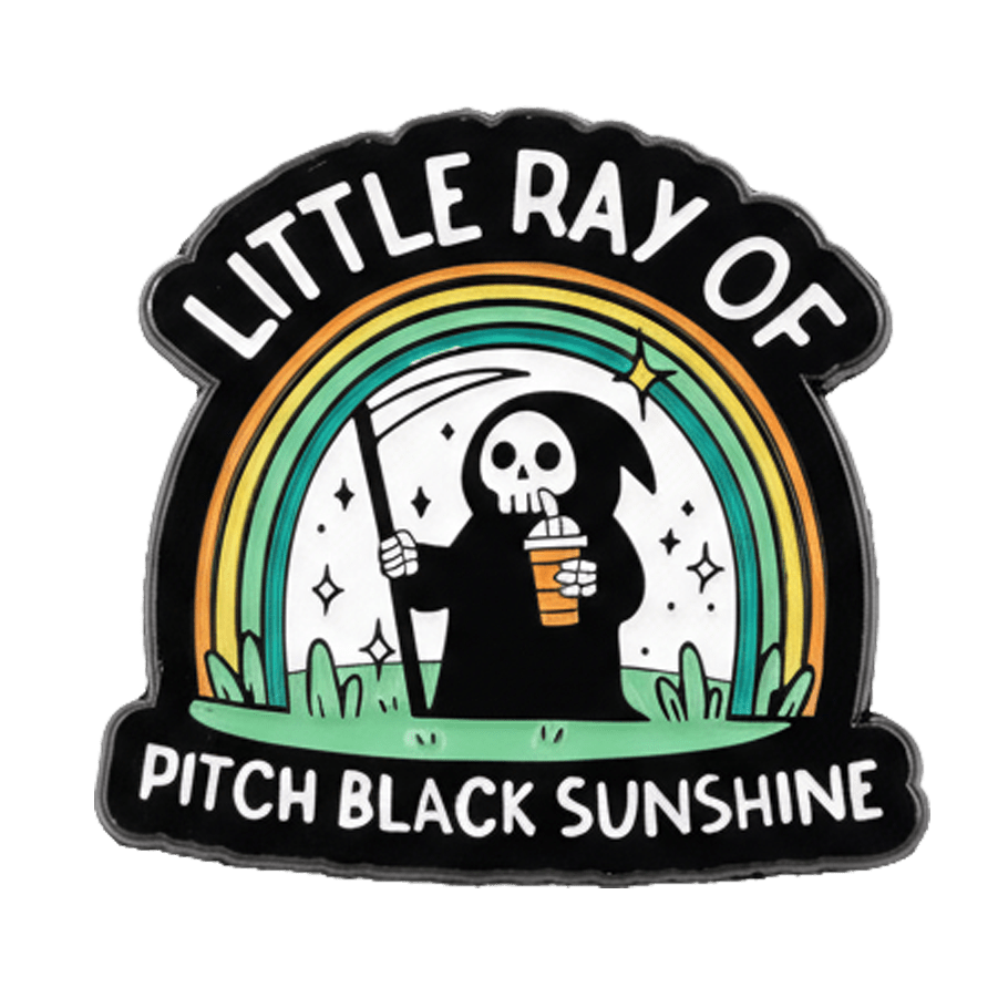 Spooky Metal Phone Stickers With 3M Sticky Backing - StickyPins