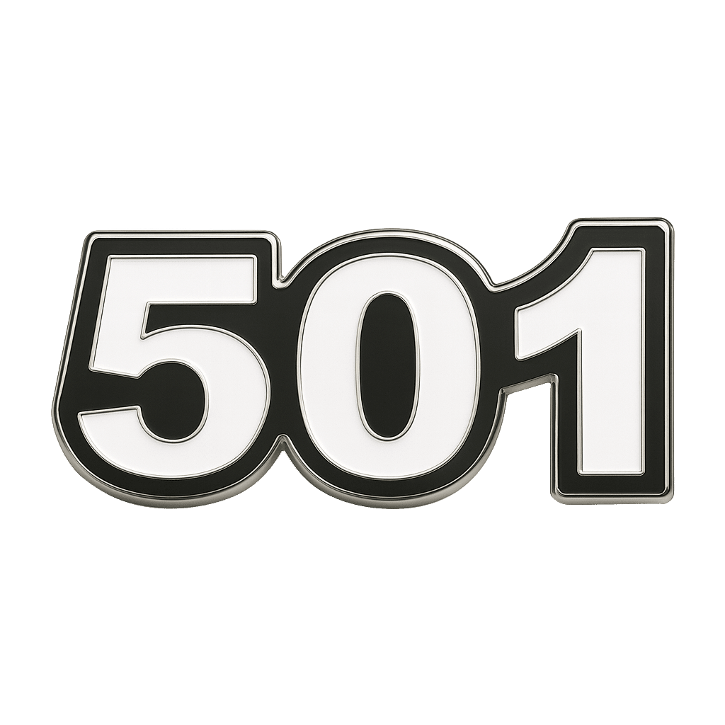 Saudi 501 Metal Sticker Tribal Code With 3M Sticky Backing - StickyPins