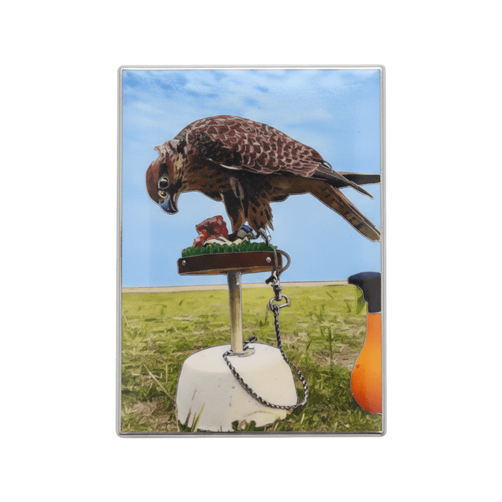 Falcon Metal Phone Sticker With 3M Sticky Backing - StickyPins