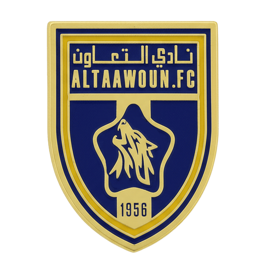 Al - Taawoun FC Crest Shield Metal Phone Sticker With 3M Sticky Backing - StickyPins