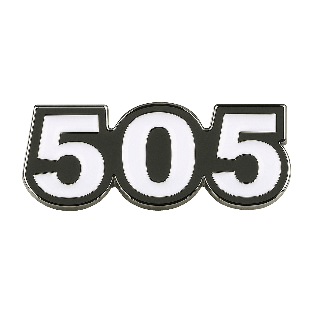 Saudi 505 Metal Sticker Tribal Code With 3M Sticky Backing - StickyPins