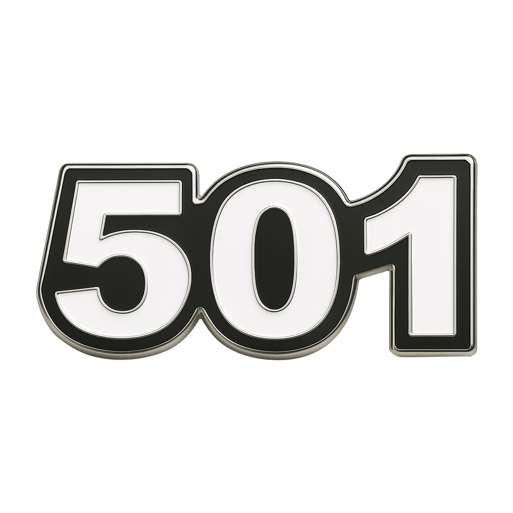 Saudi 501 Metal Phone Sticker Tribal Code With 3M Sticky Backing - StickyPins