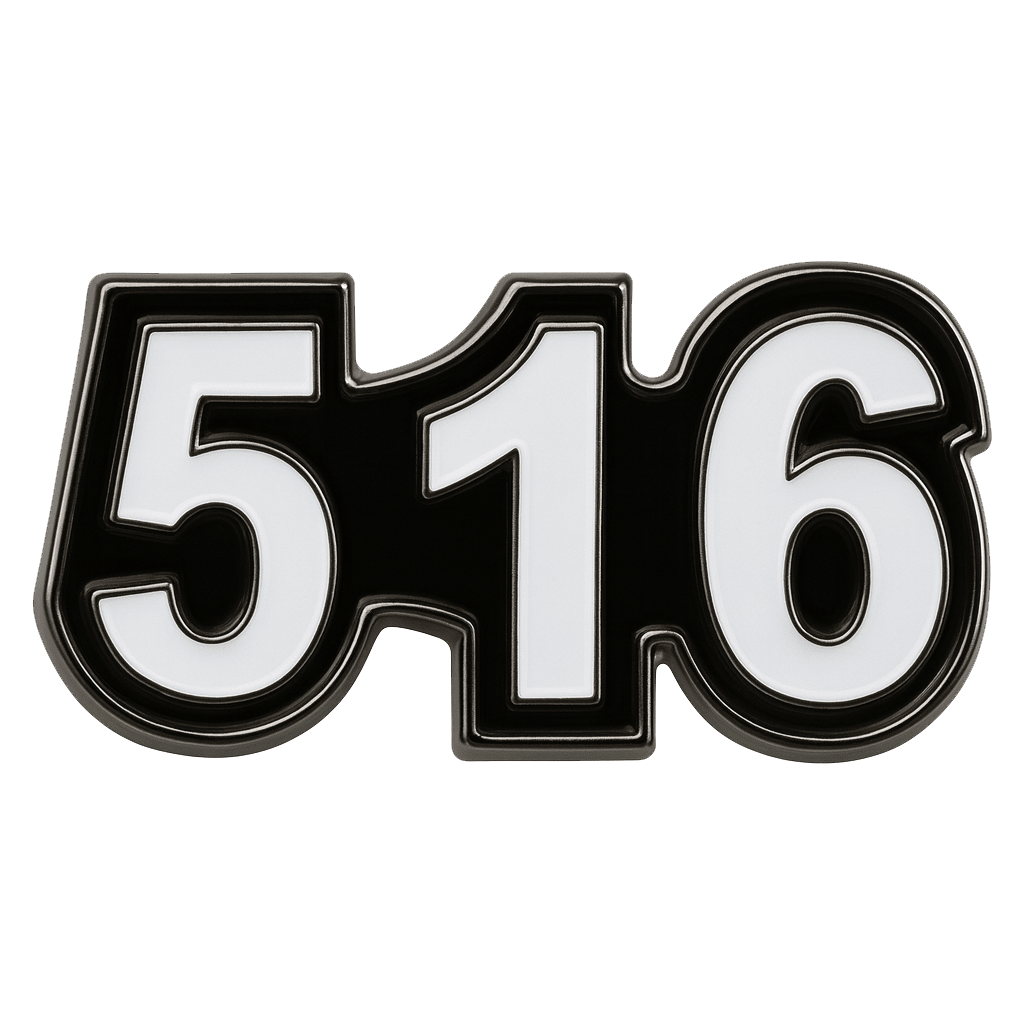 Saudi 516 Metal Phone Sticker Tribal Code With 3M Sticky Backing - StickyPins