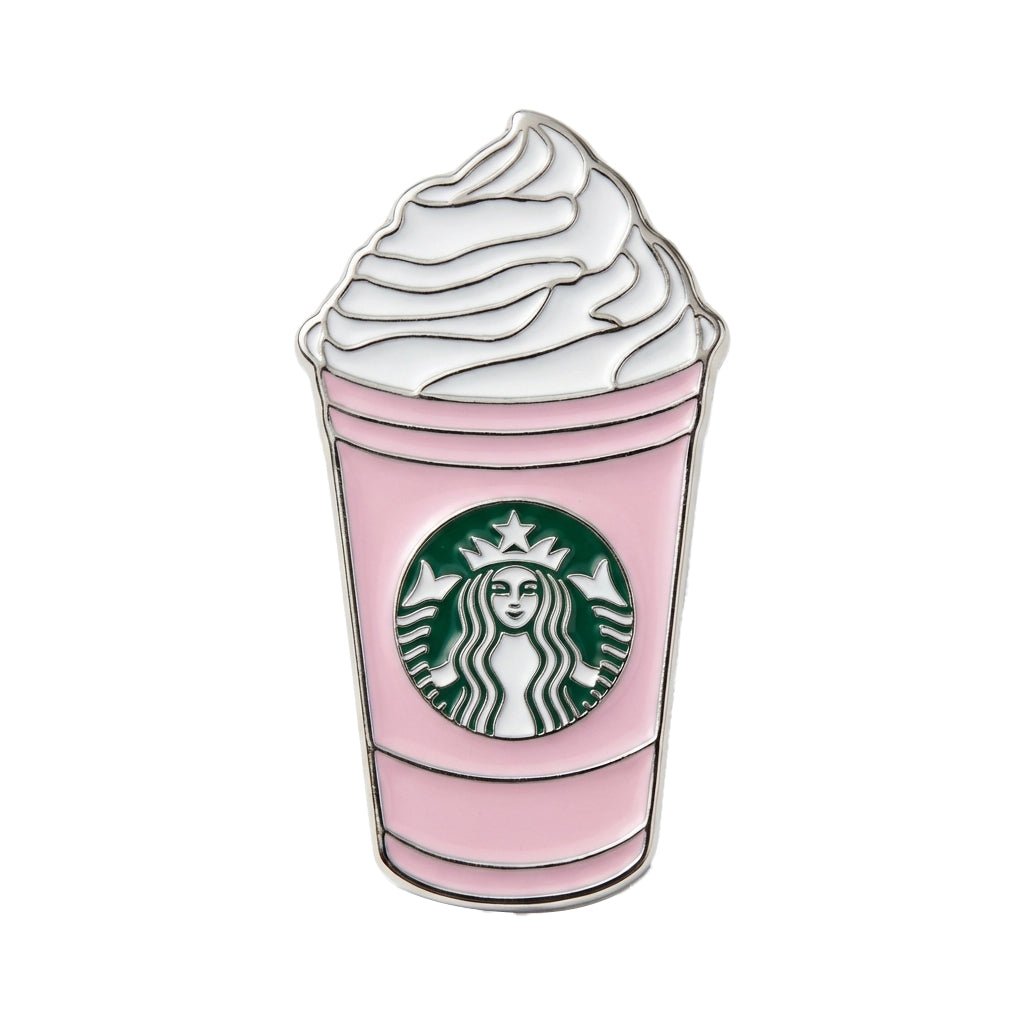 Starbucks Pink Drink Metal Sticker With 3M Sticky Backing - StickyPins