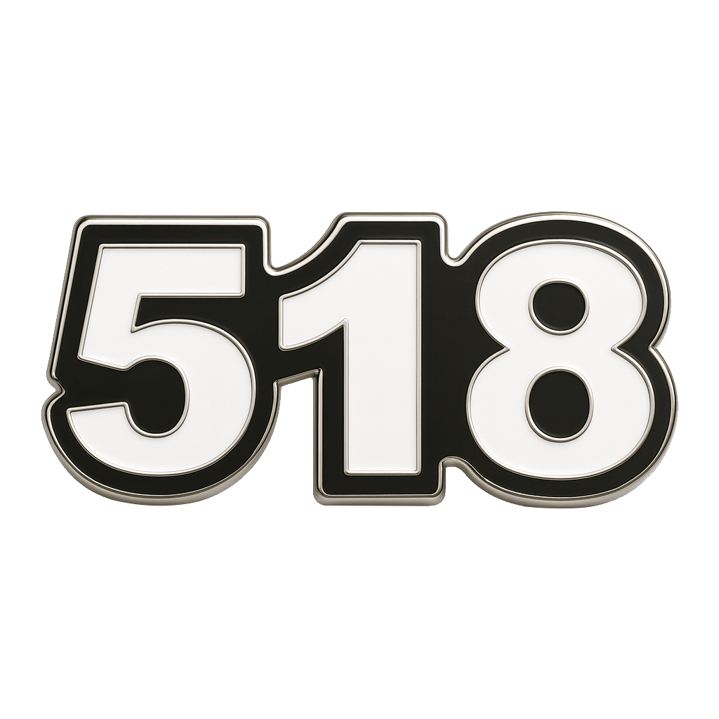 Saudi 518 Metal Phone Sticker Tribal Code With 3M Sticky Backing