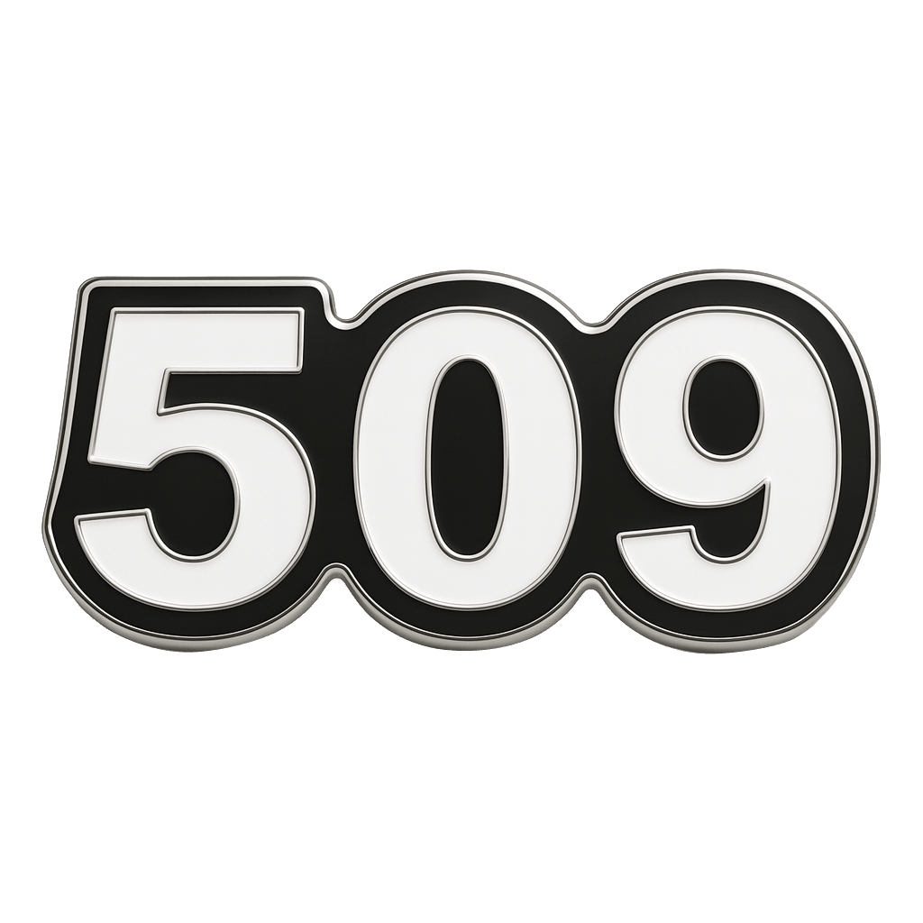 Saudi 509 Metal Phone Sticker Tribal Code With 3M Sticky Backing - StickyPins