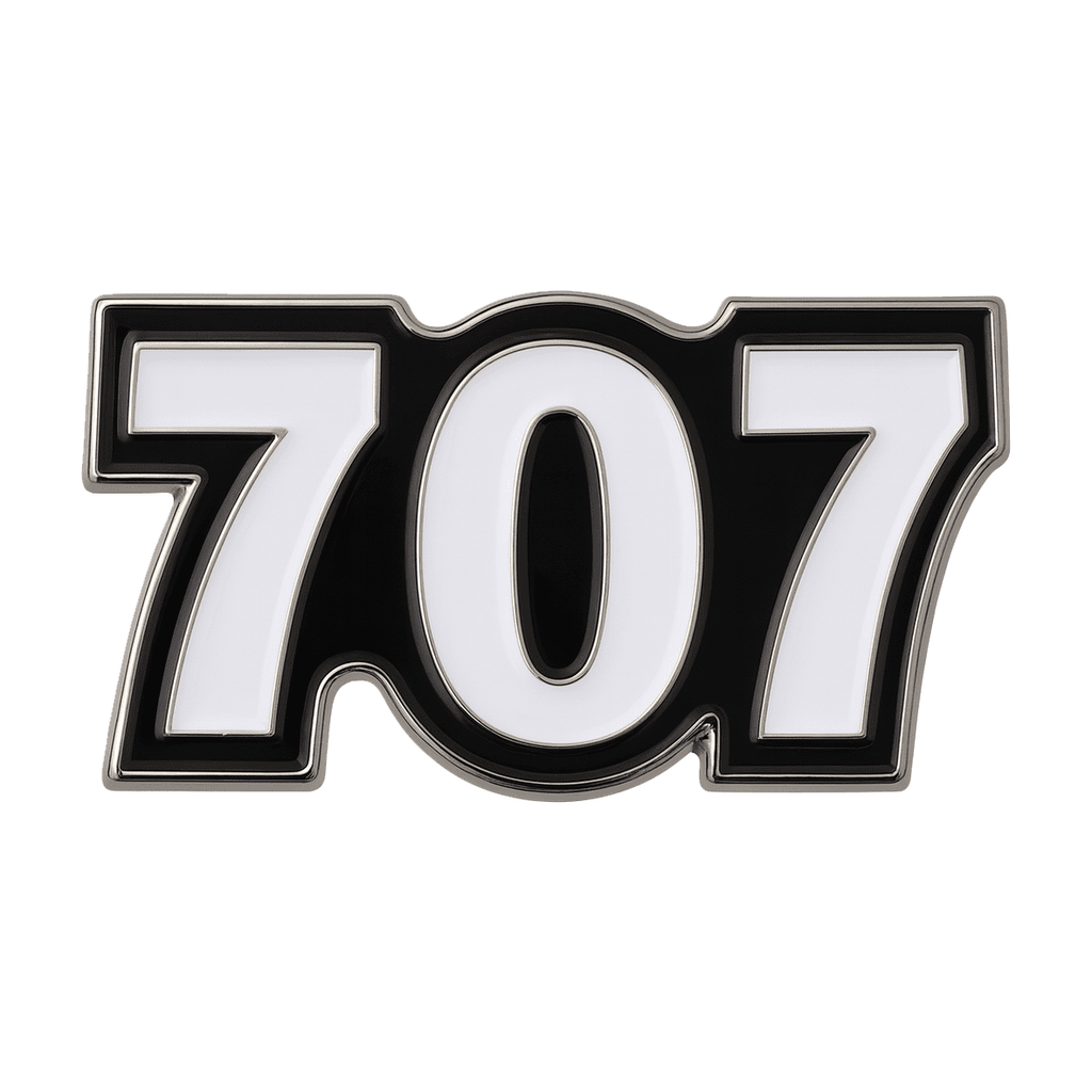 Saudi 707 Metal Sticker Tribal Code With 3M Sticky Backing - StickyPins