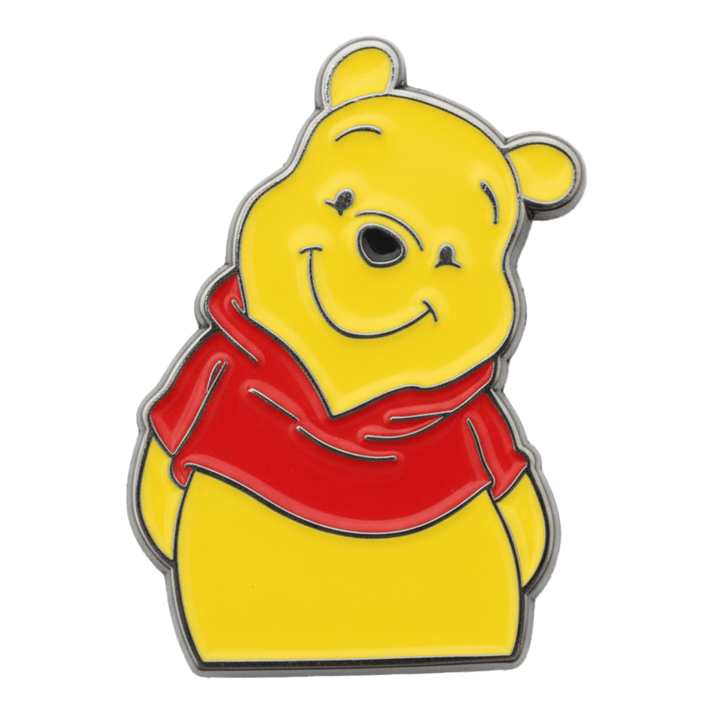 Winnie the Pooh Metal Sticker With 3M Sticky Backing - StickyPins