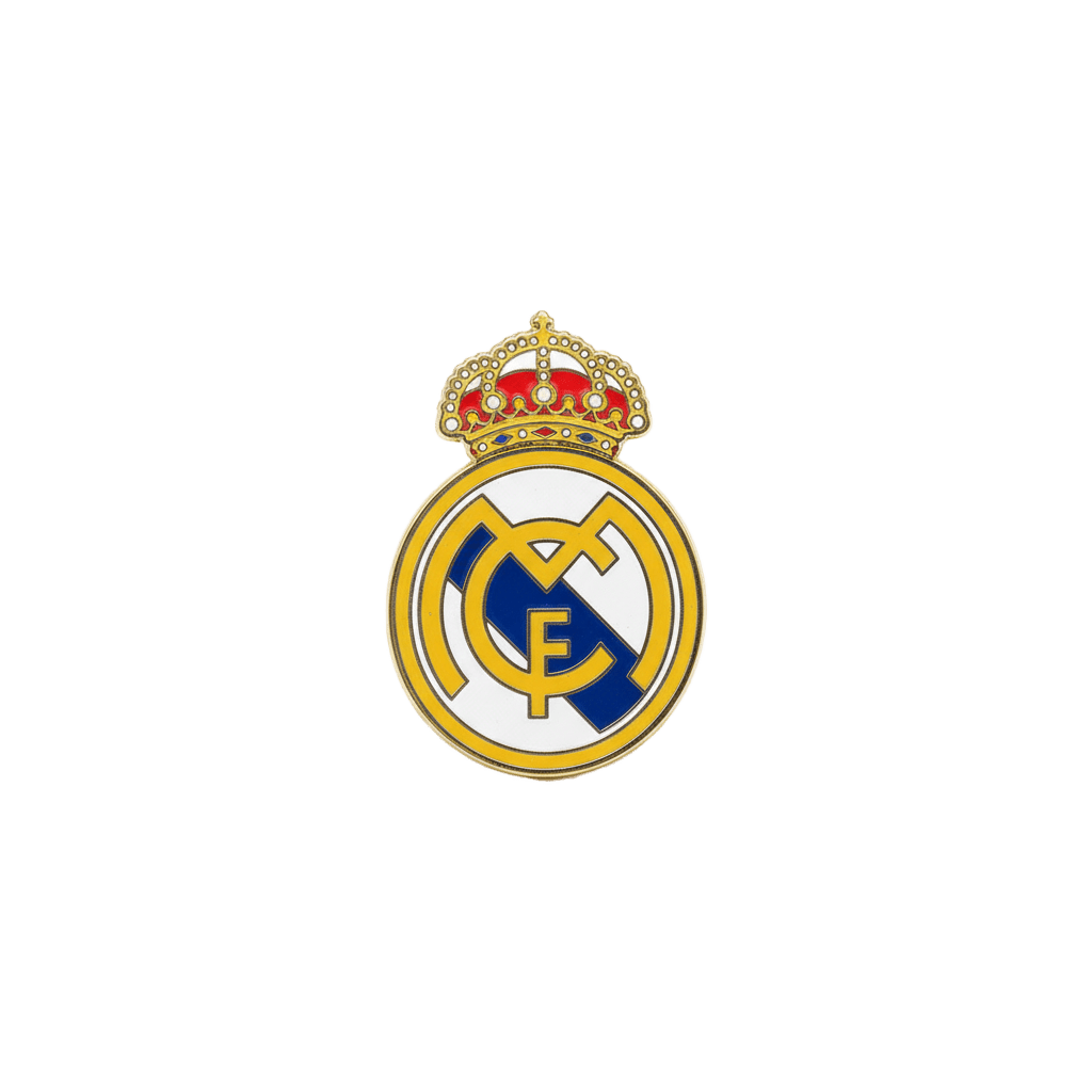 Real Madrid FC Logo Crest Metal Phone Sticker With 3M Sticky Backing - StickyPins