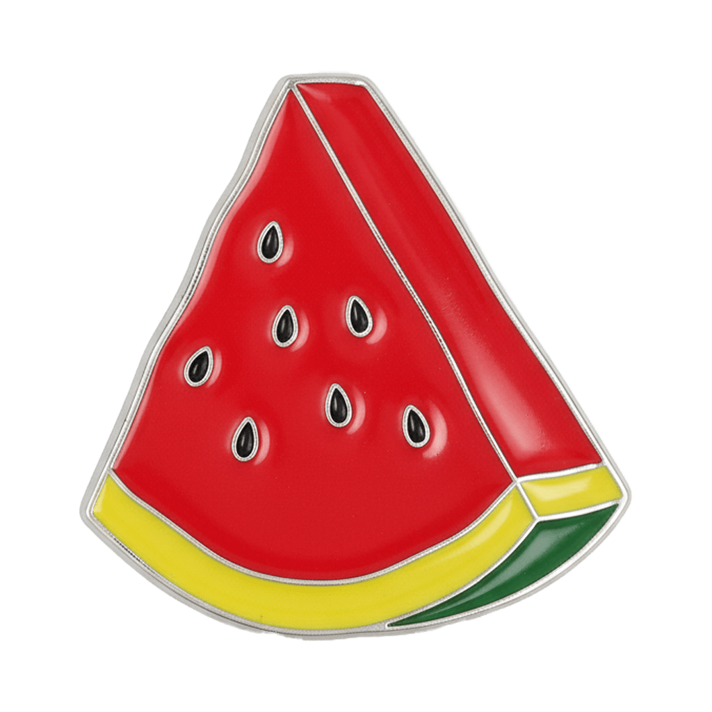 Palestine Watermelon Slice Metal Phone Sticker With 3M Sticky Backing - StickyPins