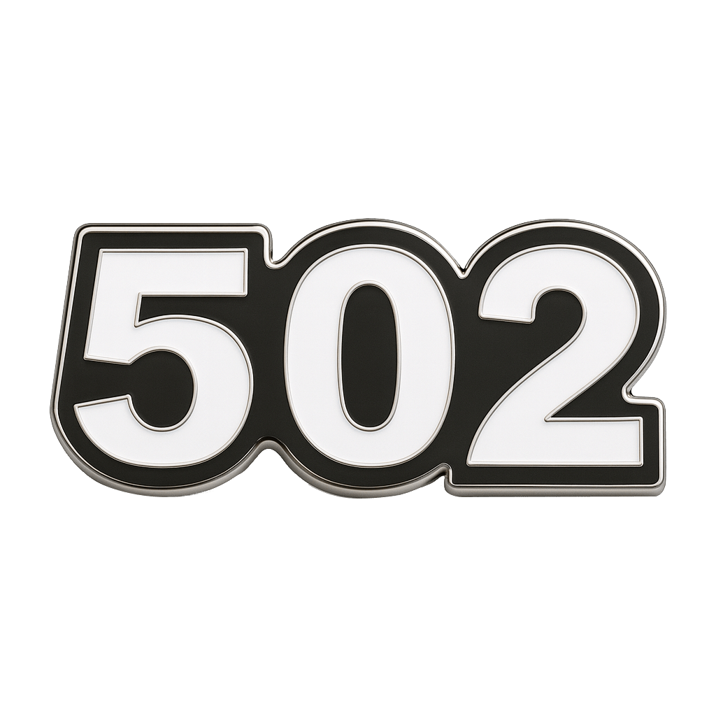 Saudi 502 Metal Phone Sticker Tribal Code With 3M Sticky Backing - StickyPins
