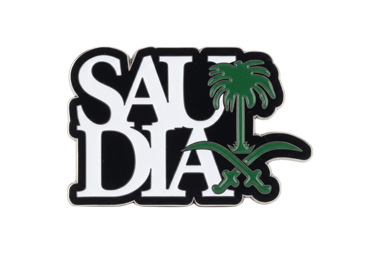 Saudia Saudi Arabia Emblem Metal Phone Sticker With 3M Sticky Backing - StickyPins
