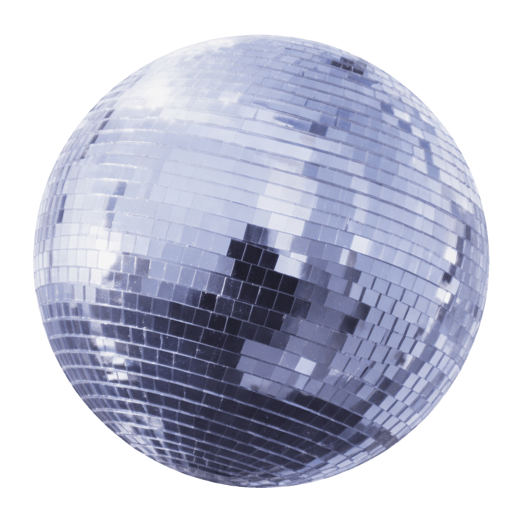 Disco Ball Metal Sticker With 3M Sticky Backing - StickyPins