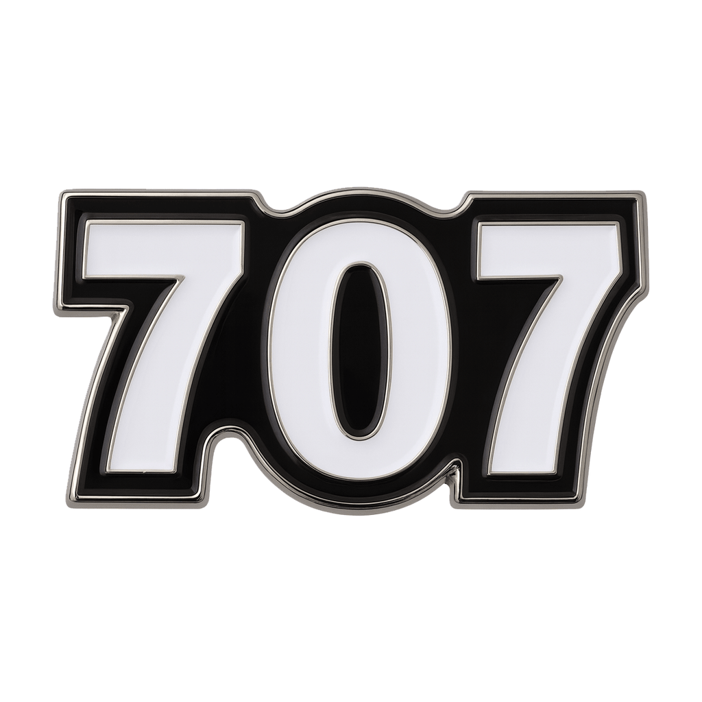 Saudi 707 Metal Phone Sticker Tribal Code With 3M Sticky Backing - StickyPins