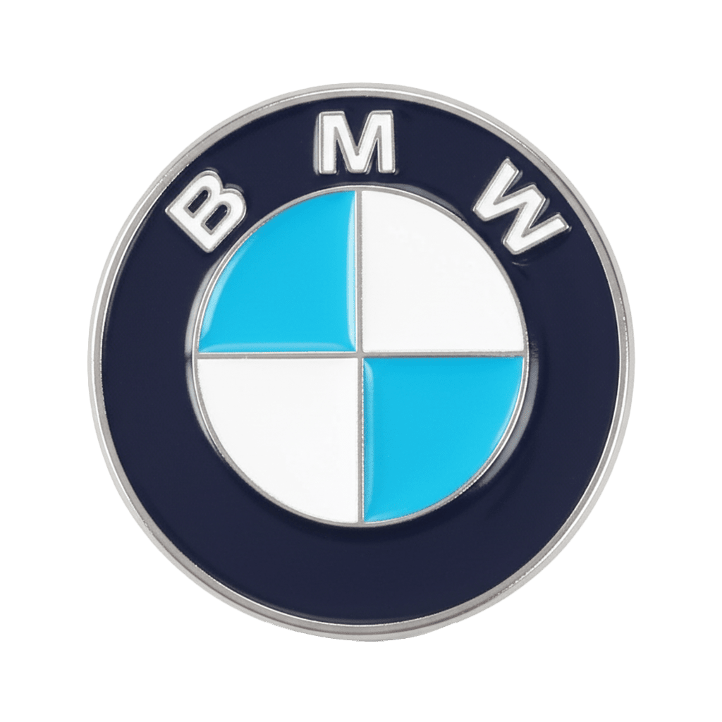 BMW Logo Metal Sticker With 3M Sticky Backing - StickyPins