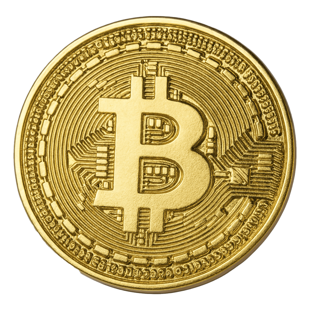 Bitcoin Gold Metal Phone Sticker With 3M Sticky Backing - StickyPins