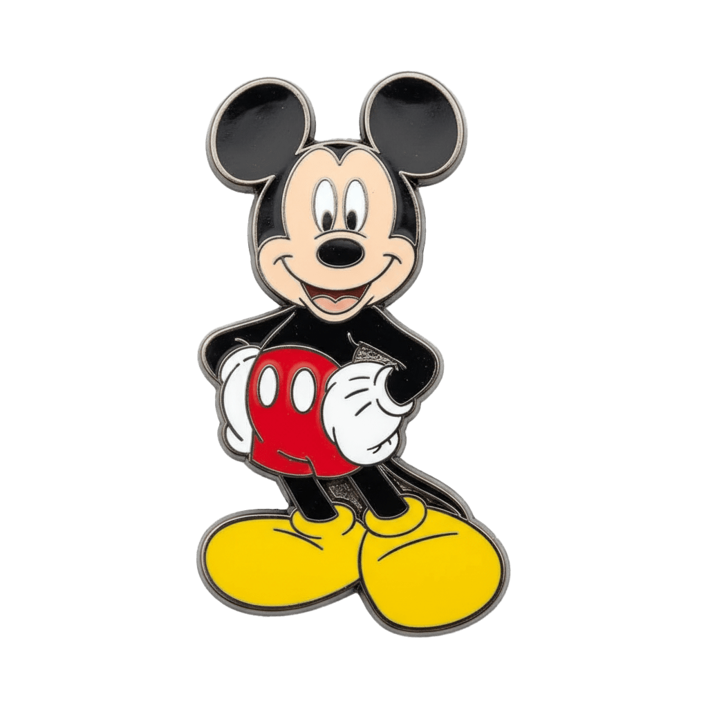 Mickey Mouse Metal Sticker With 3M Sticky Backing - StickyPins
