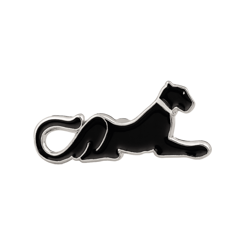 Black Panther Metal Phone Sticker With 3M Sticky Backing - StickyPins