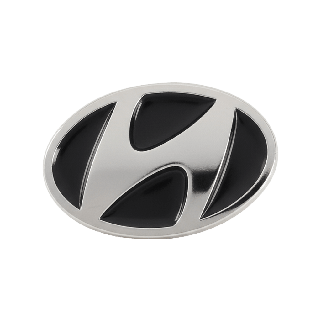 Hyundai Logo Metal Sticker With 3M Sticky Backing - StickyPins