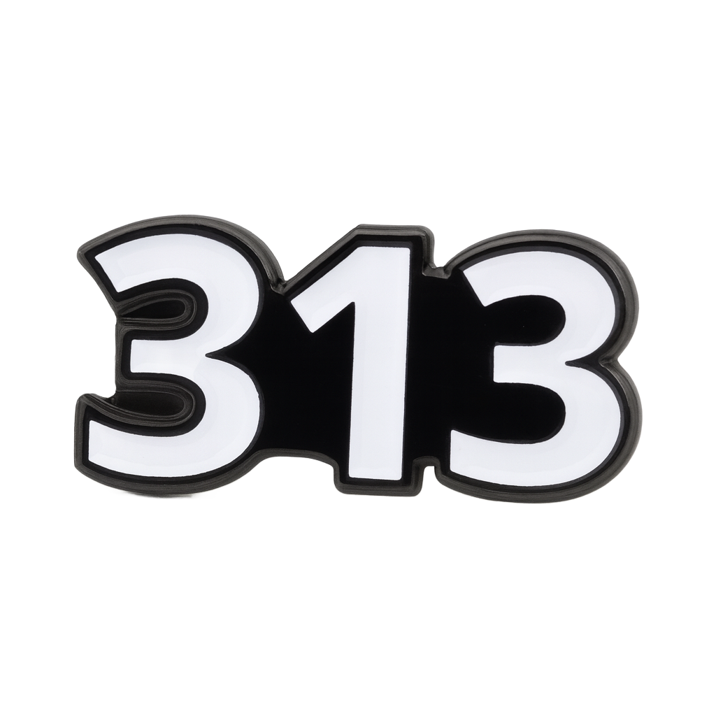 Saudi 313 Metal Phone Sticker Tribal Code With 3M Sticky Backing