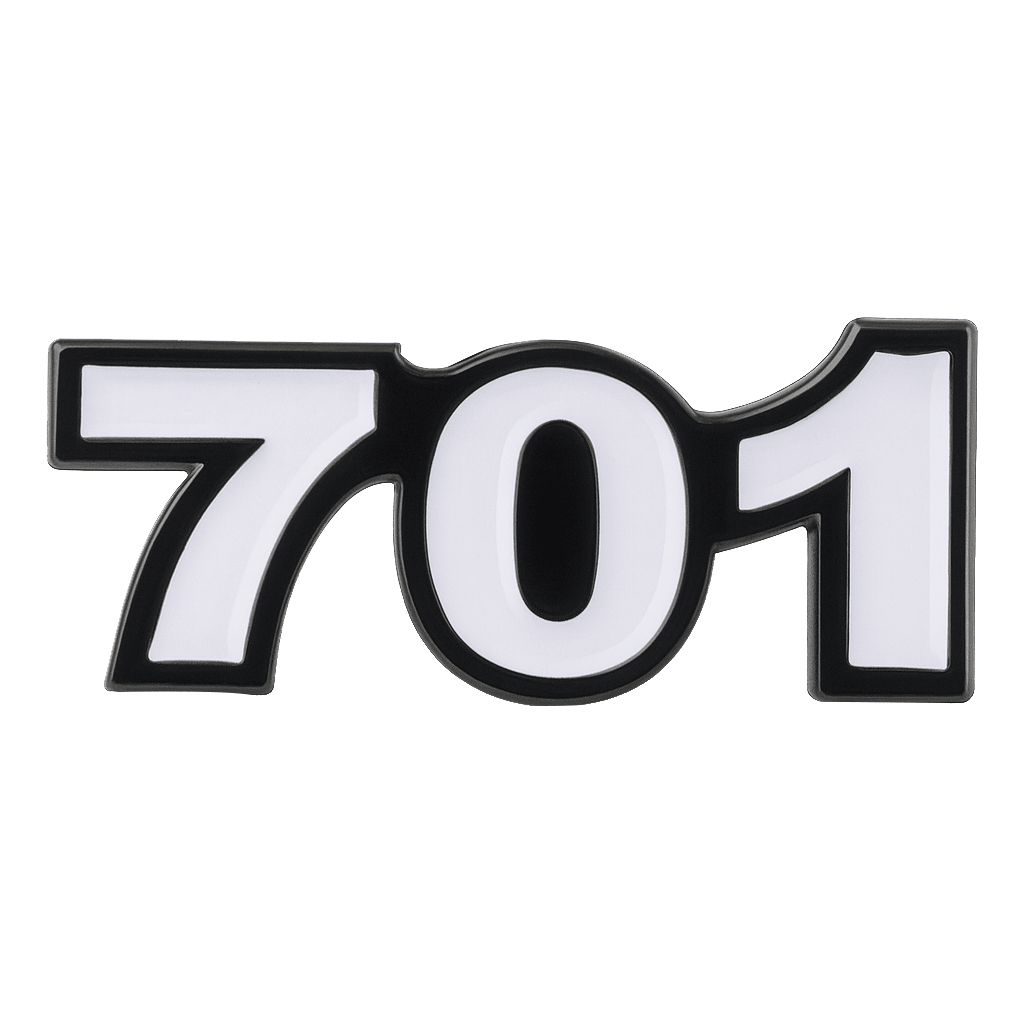 Saudi 701 Metal Phone Sticker Tribal Code With 3M Sticky Backing - StickyPins