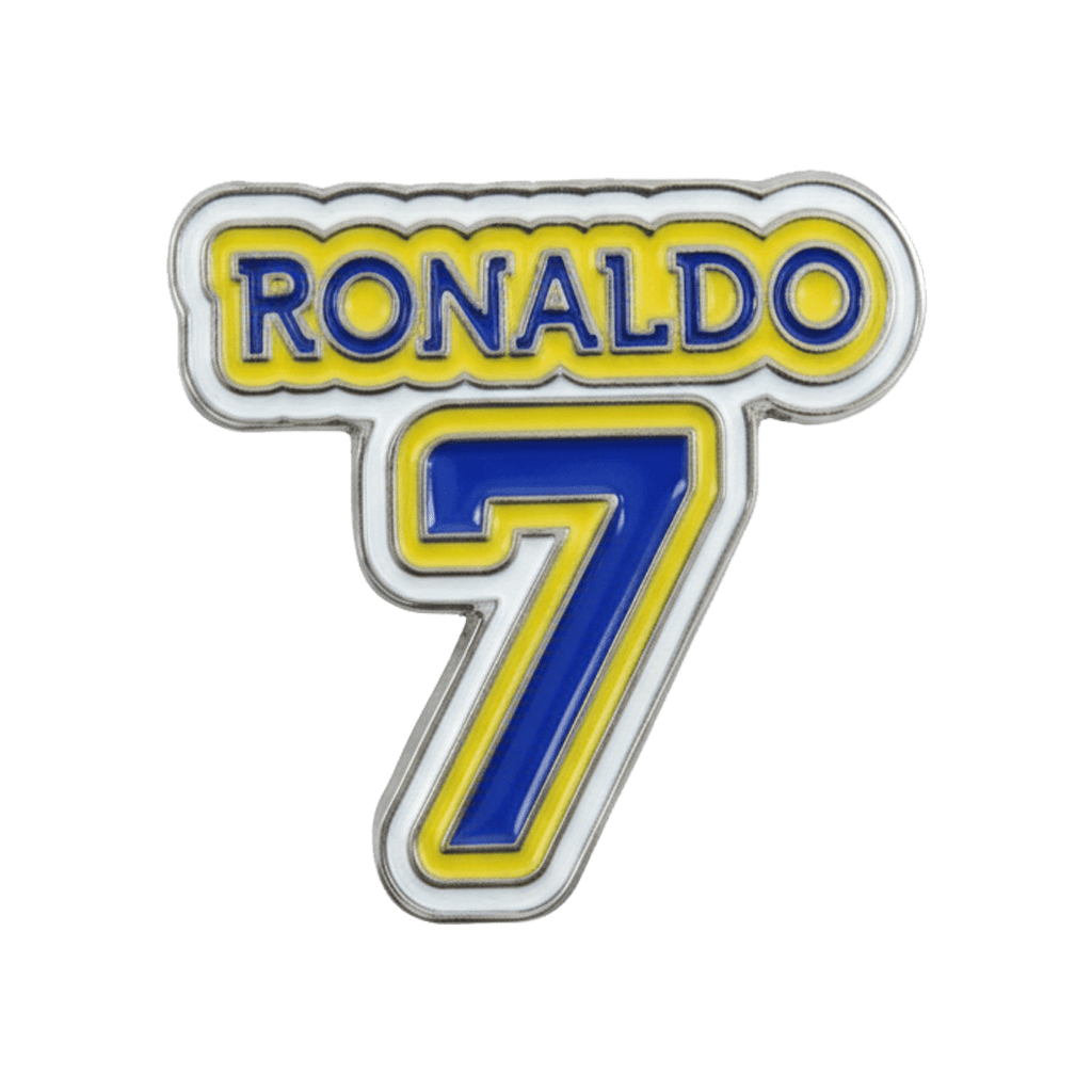 Ronaldo 7 Metal Sticker With 3M Sticky Backing - StickyPins
