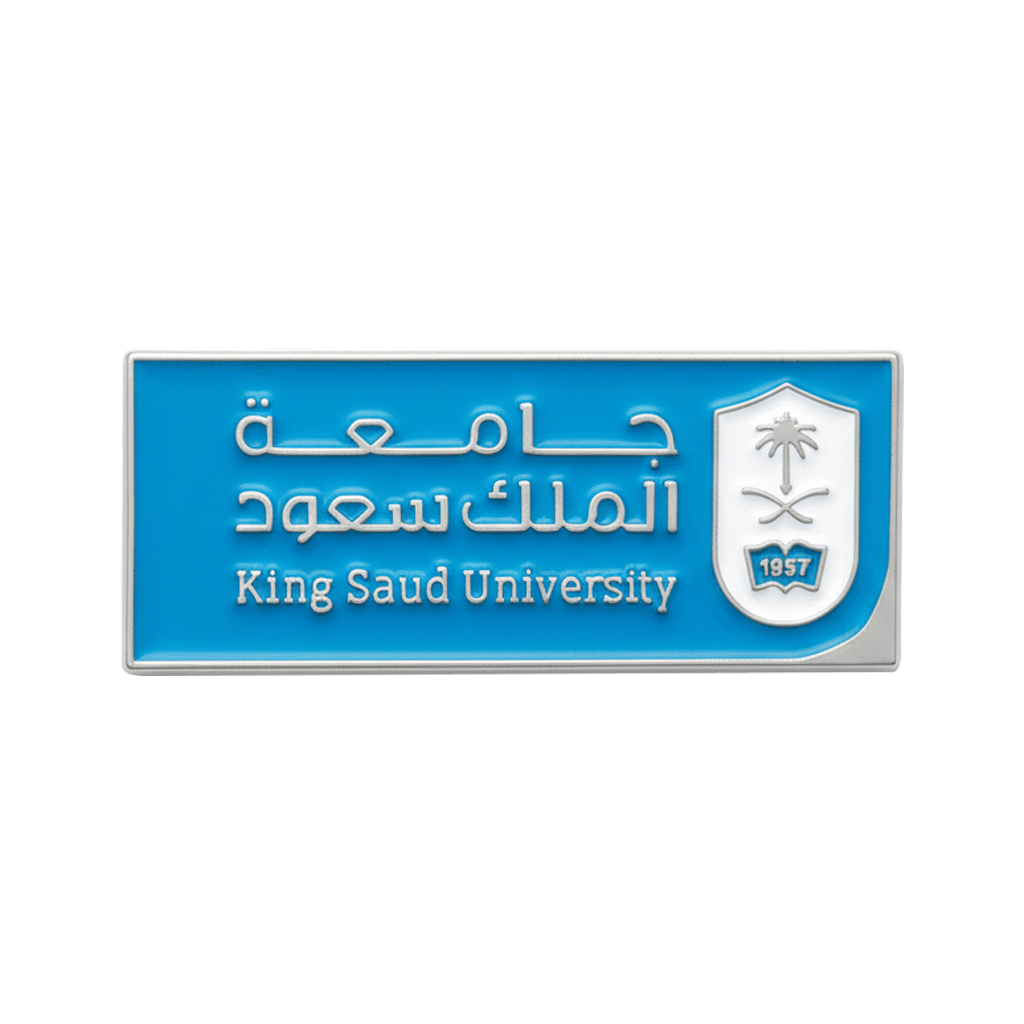King Saud University KSU Metal Phone Sticker With 3M Sticky Backing - StickyPins