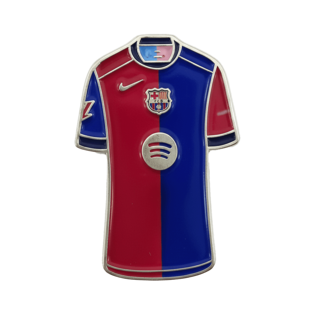 FCB Shirt Metal Sticker With 3M Sticky Backing - StickyPins