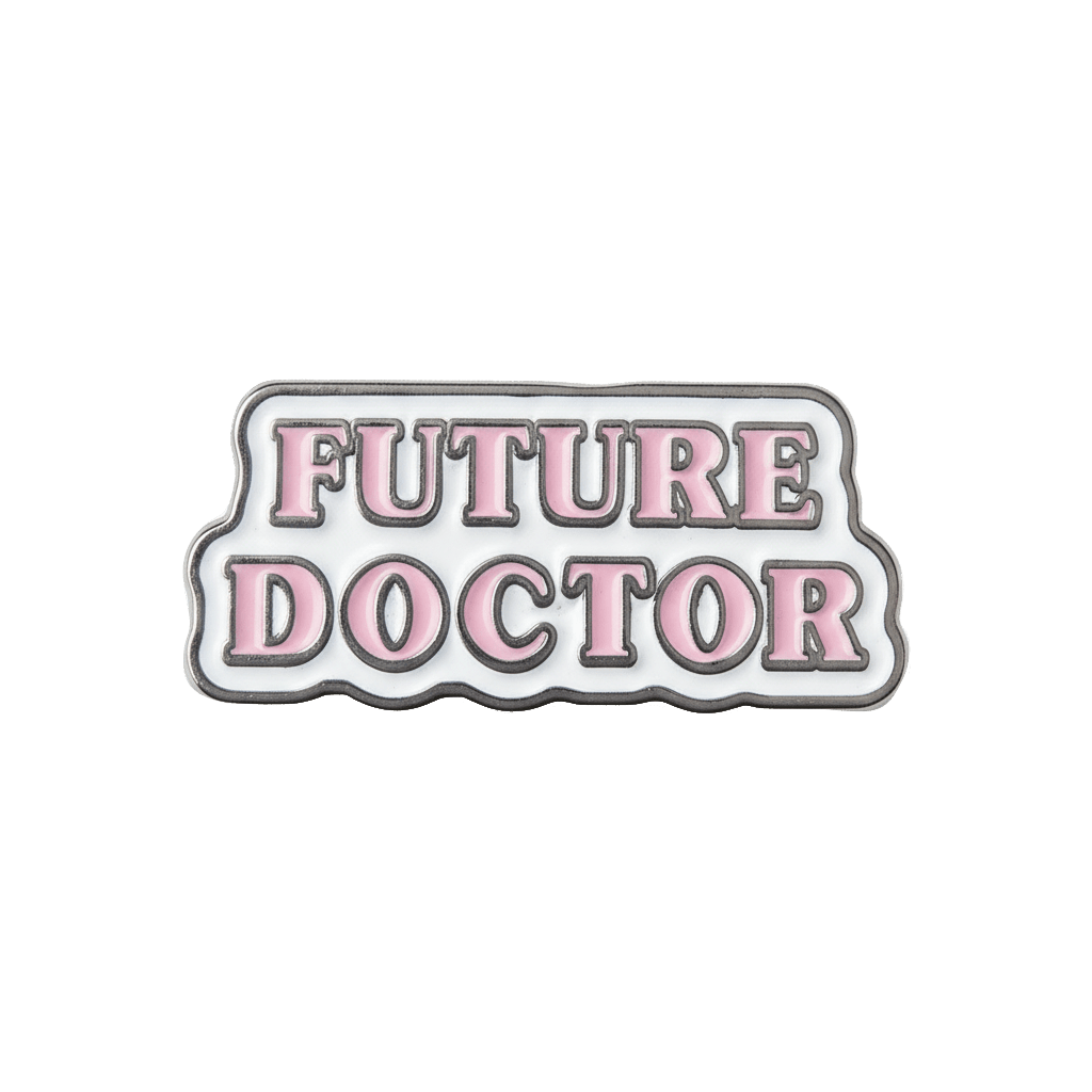 Future Doctor Metal Sticker With 3M Sticky Backing - StickyPins