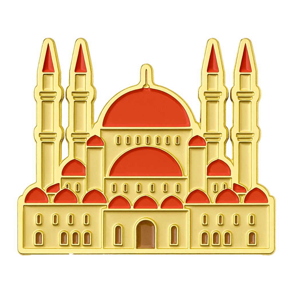 Sulaiman Al - Rajhi Mosque Hail Metal Phone Sticker With 3M Sticky Backing - StickyPins