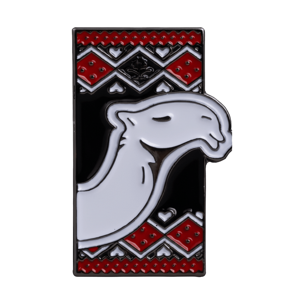 Sadu Camel Metal Phone Sticker With 3M Sticky Backing - StickyPins