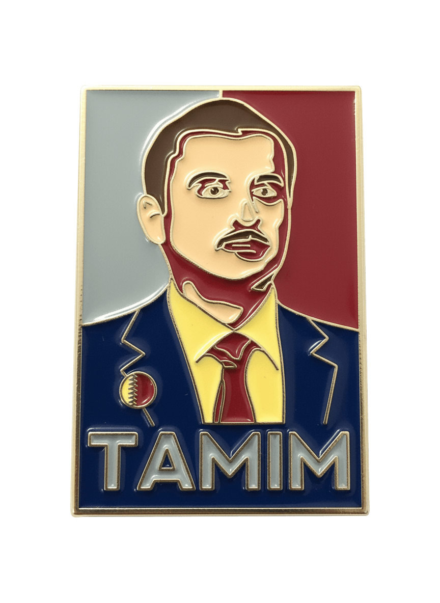 Sheikh Tamim Pop Art Metal Phone Sticker With 3M Sticky Backing - StickyPins