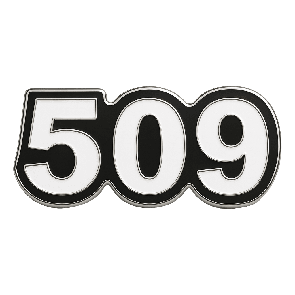 Saudi 509 Metal Sticker Tribal Code With 3M Sticky Backing - StickyPins