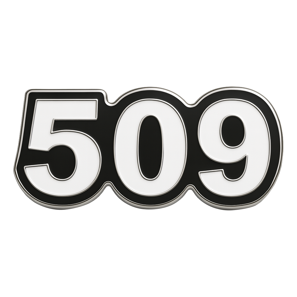Saudi 509 Metal Phone Sticker Tribal Code With 3M Sticky Backing