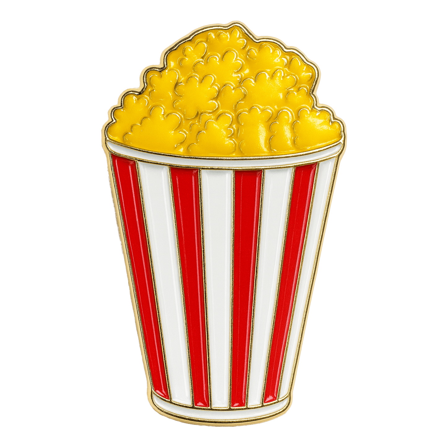 Popcorn Metal Sticker With 3M Sticky Backing - StickyPins