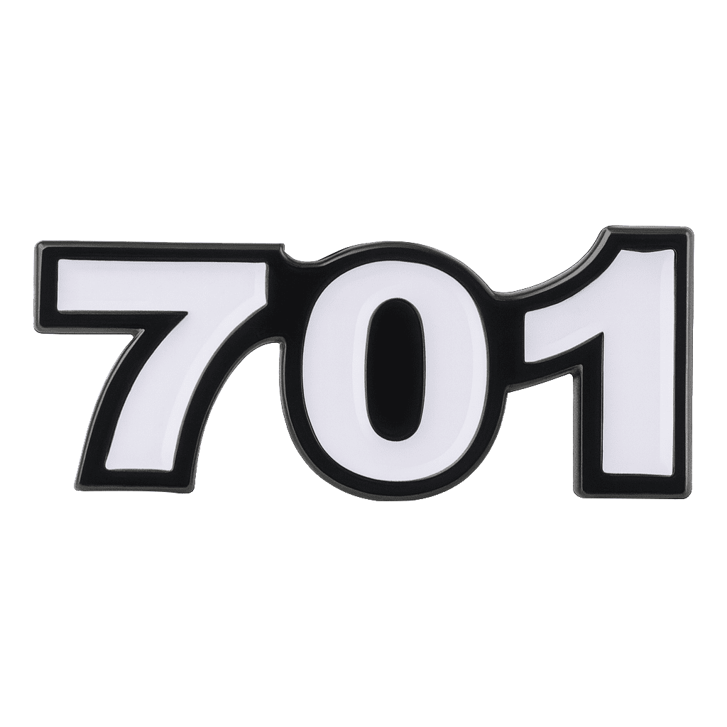 Saudi 701 Metal Sticker Tribal Code With 3M Sticky Backing - StickyPins