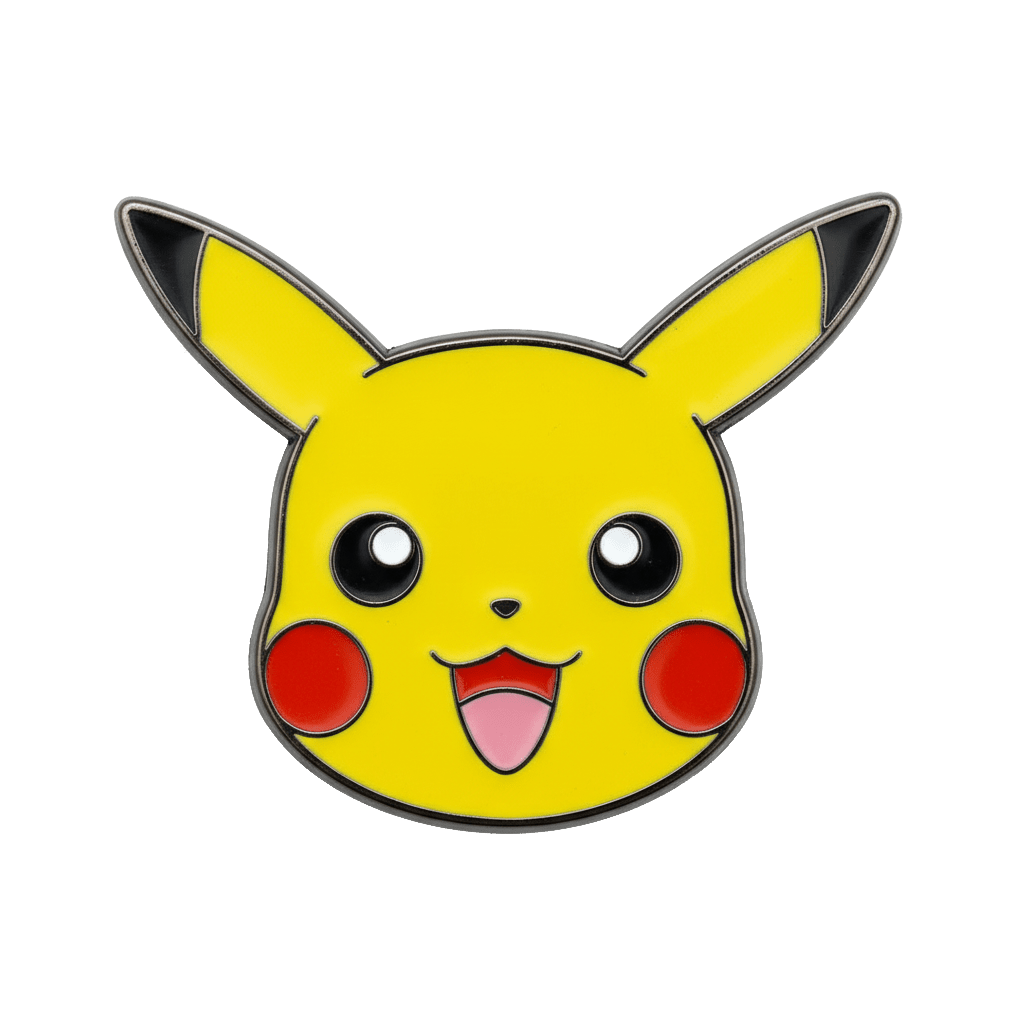 Pikachu Metal Sticker With 3M Sticky Backing - StickyPins