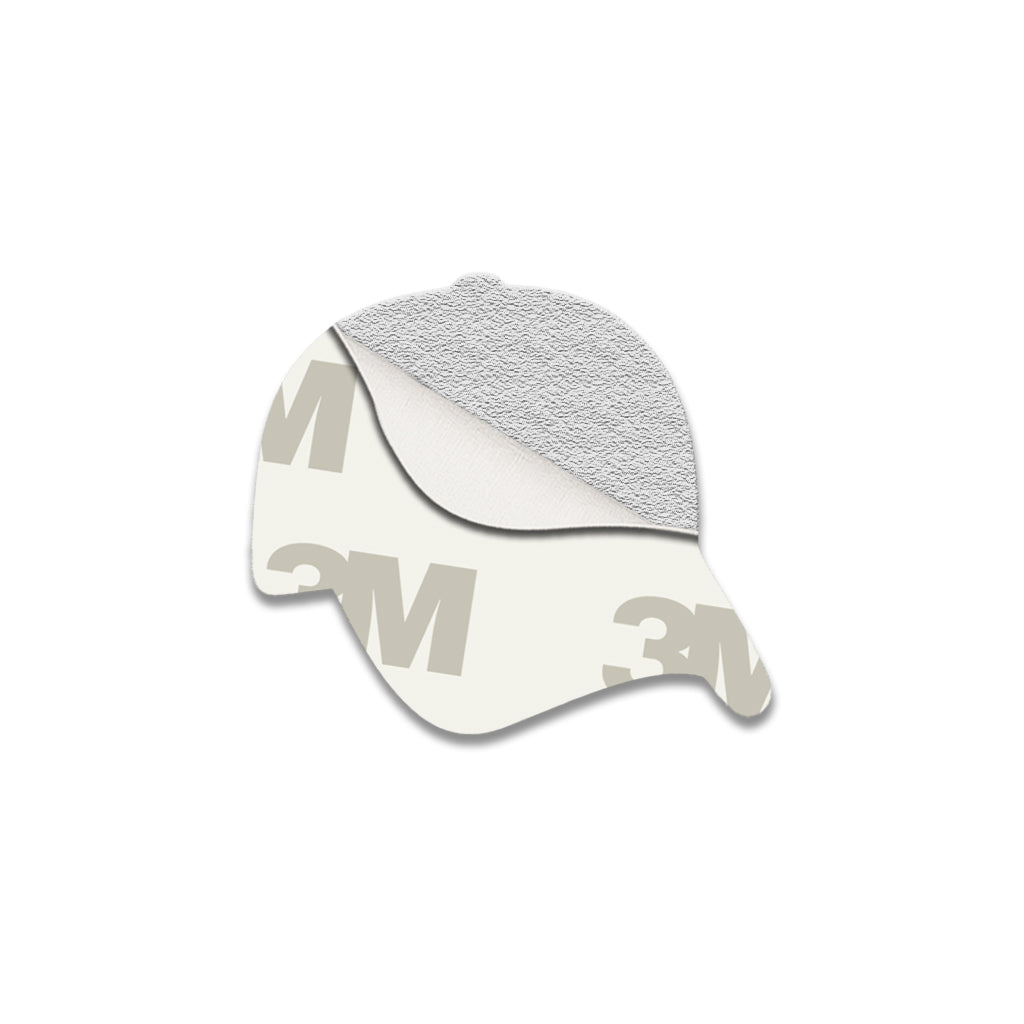 Pink NY Cap Metal Sticker With 3M Sticky Backing - StickyPins