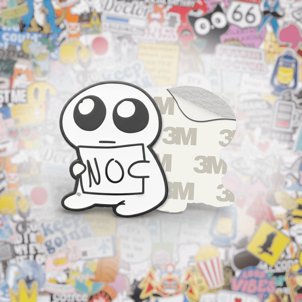 No Metal Phone Sticker with 3M Sticky Backing - StickyPins