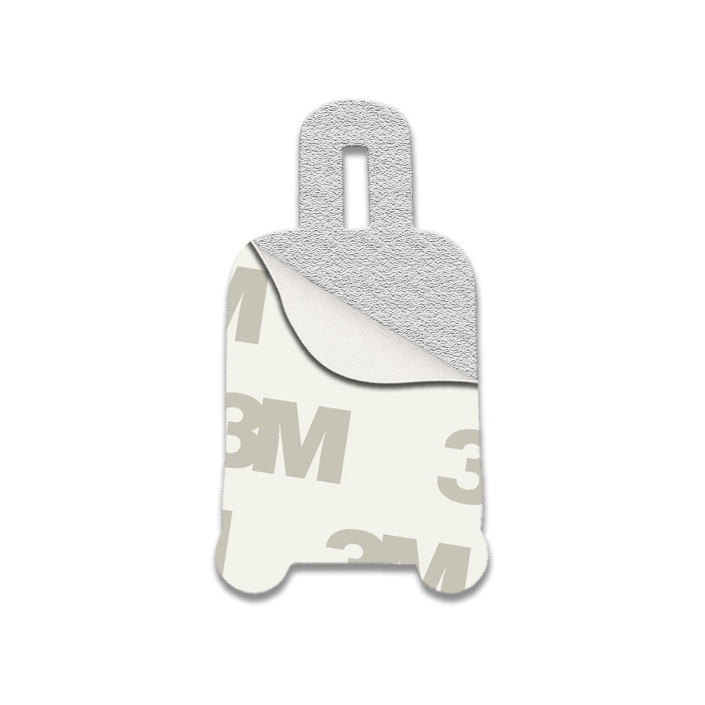 Blue Suitcase Metal Phone Sticker With 3M Sticky Backing - StickyPins