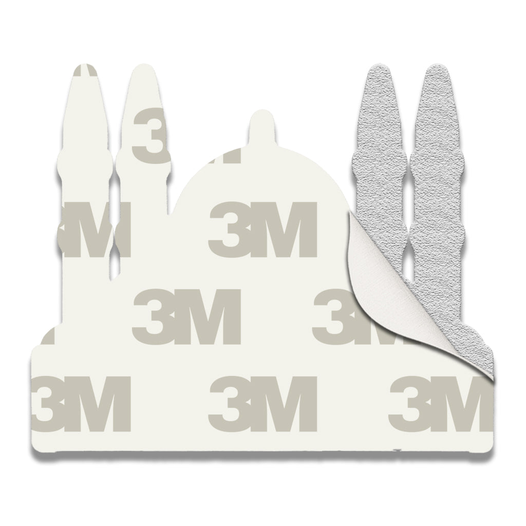 Sulaiman Al - Rajhi Mosque Hail Metal Phone Sticker With 3M Sticky Backing - StickyPins