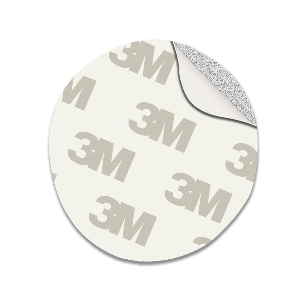 Yellow Sad Face Metal Phone Sticker With 3M Sticky Backing - StickyPins