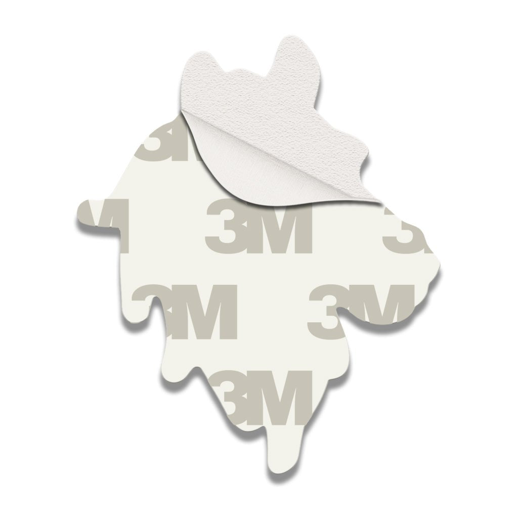 White Horse Silver Metal Phone Sticker With 3M Sticky Backing - StickyPins