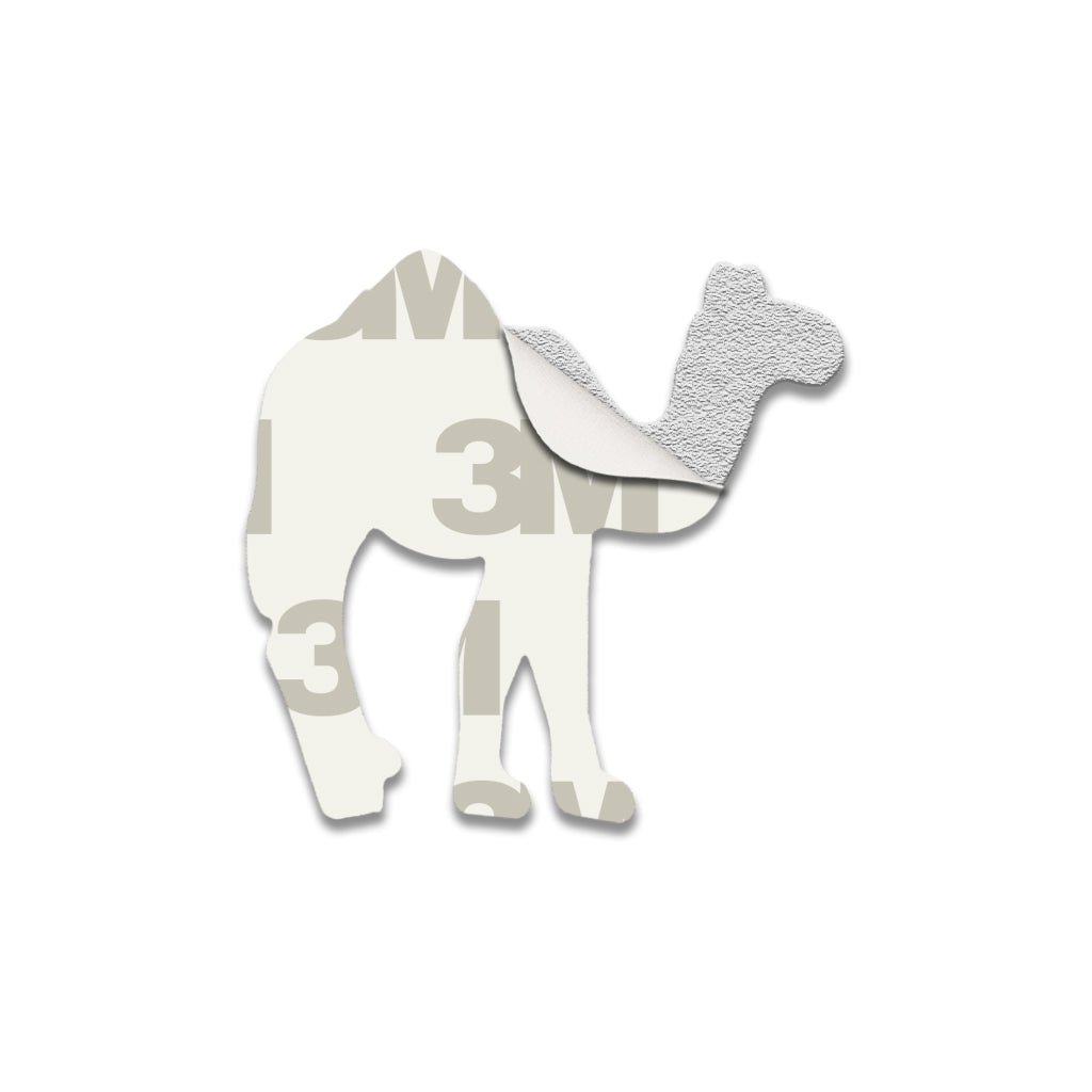 Camel With Saddle Metal Phone Sticker With 3M Sticky Backing - StickyPins