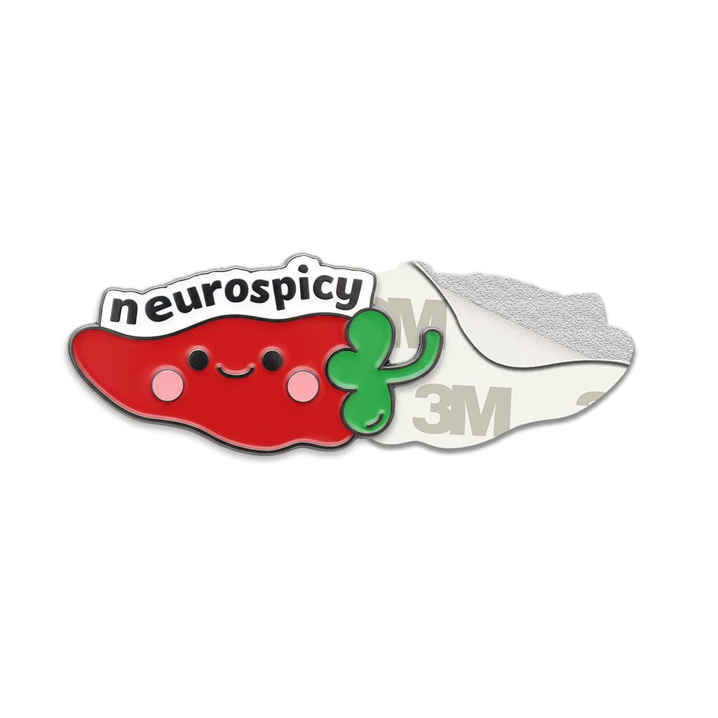 Neurospicy Metal Phone Sticker with 3M Sticky Backing - StickyPins
