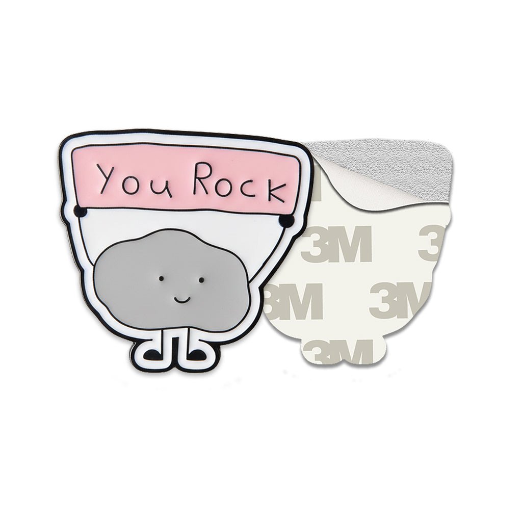 You Rock Cute Metal Phone Sticker With 3M Sticky Backing - StickyPins