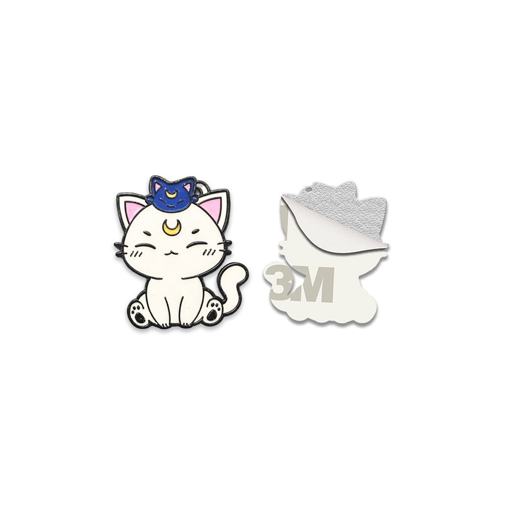 Celestial Cat Metal Phone Sticker with 3M Sticky Backing - StickyPins