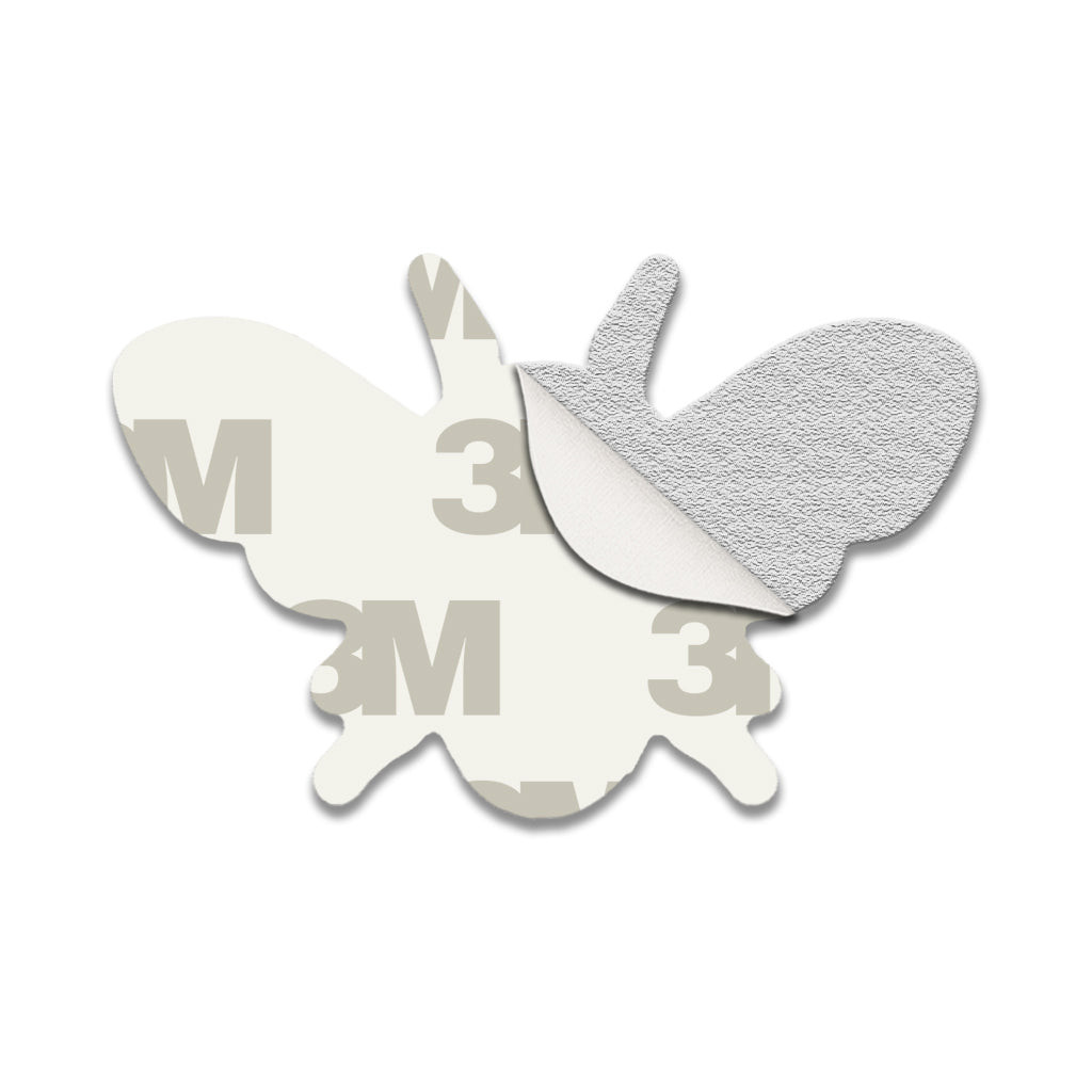 Pink Bee Metal Phone Sticker With 3M Sticky Backing - StickyPins