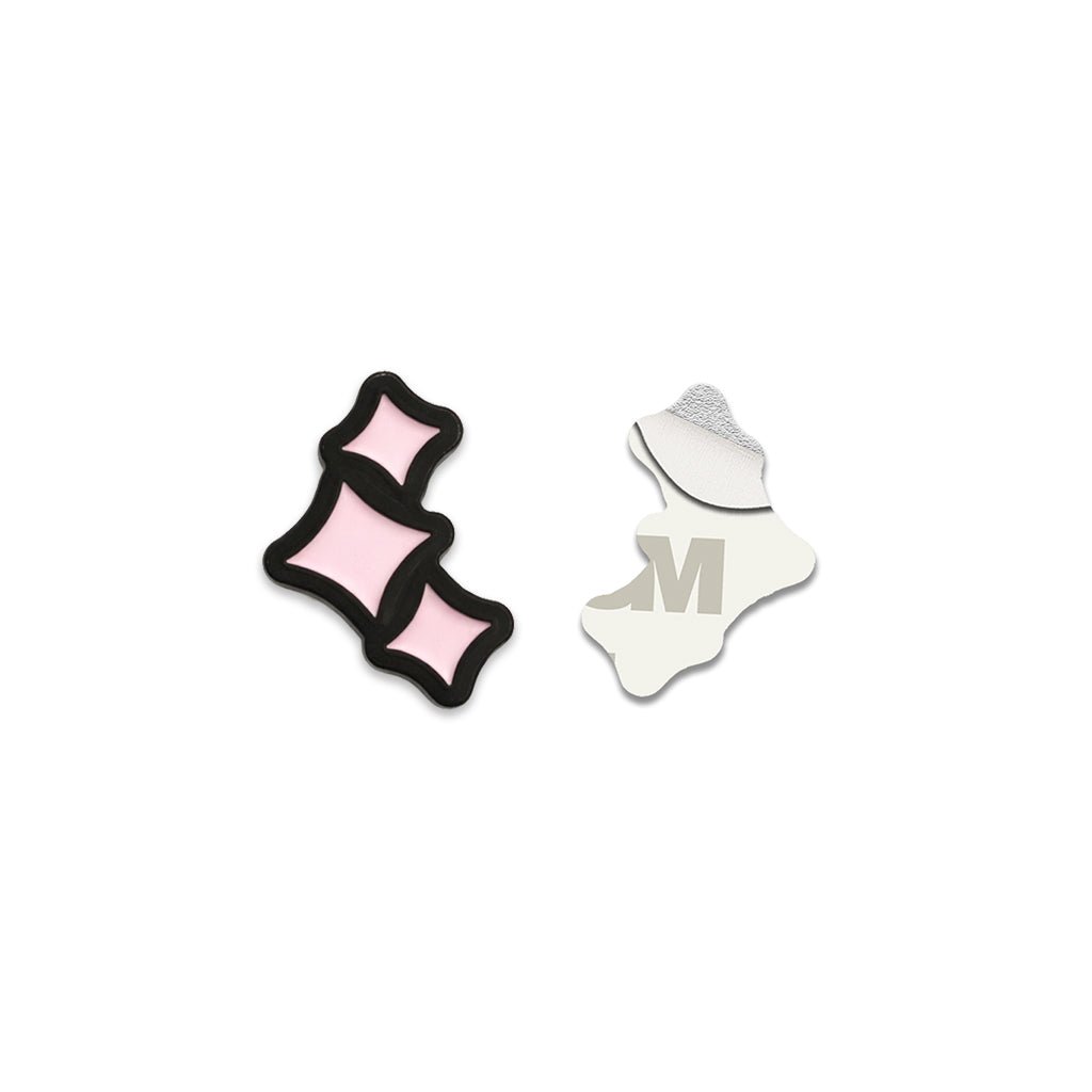Pink Sparkles Metal Phone Sticker with 3M Sticky Backing - StickyPins